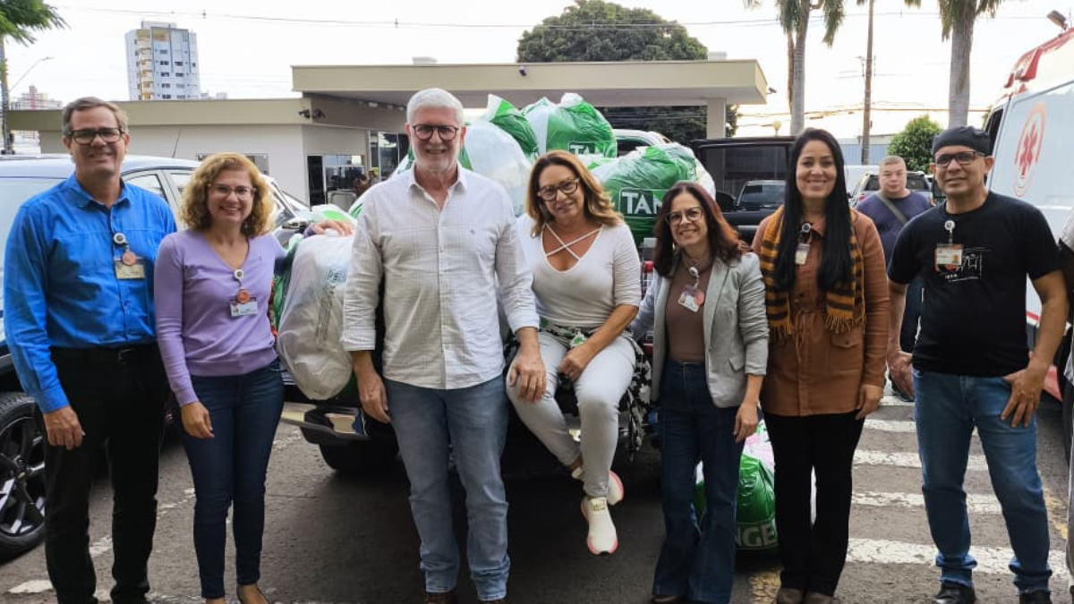 Santa Casa de Marília recebe doação de 360 cobertores para reforçar conforto térmico de pacientes