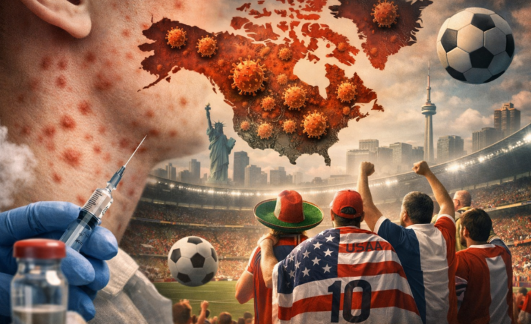 Surtos de sarampo na América do Norte acendem alerta para torcedores da Copa do Mundo 2026
