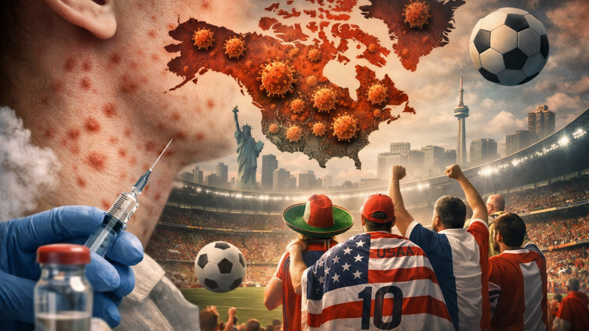Surtos de sarampo na América do Norte acendem alerta para torcedores da Copa do Mundo 2026