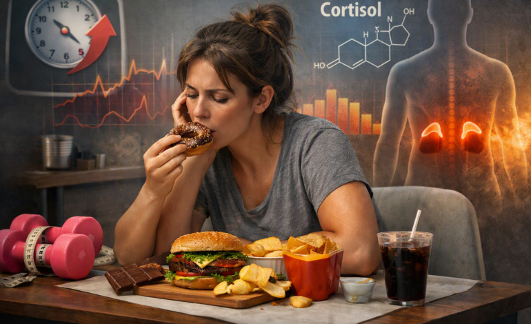 Anda comendo estresse? Como o cortisol prejudica o emagrecimento e a massa muscular