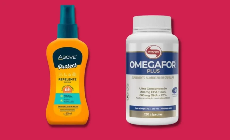 Anvisa suspende lotes falsificados de ômega-3 e interdita repelentes Above e Repellere