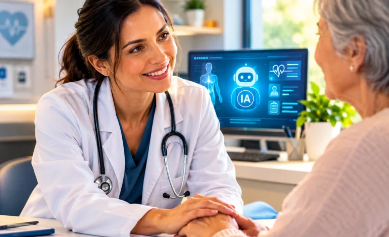 Inteligência artificial começa a tirar médicos das telas e devolver tempo aos pacientes