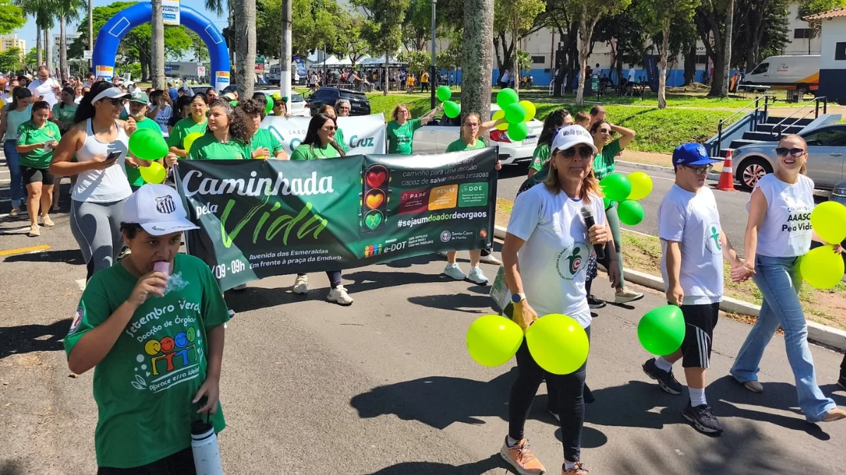 Santa Casa de Marília promove 7ª Caminhada pela Vida em defesa da doação de órgãos